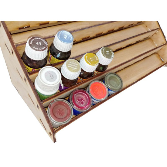 LMG WO-1233 Paint stand for 60 containers with a diameter of 30 mm, LMG