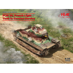 ICM 35337 1/35 French Light Tank in German Service scale plastic model kit WWII