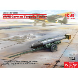 ICM 48404 - 1/48 scale German Torpedo Trailer, plastic model kit WWII