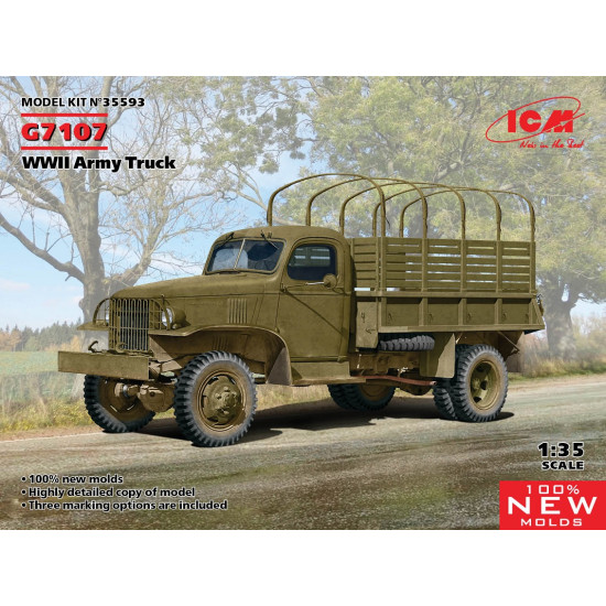 ICM 35593 - 1/35 - G7107 Army Truck WWII scale plastic model kit