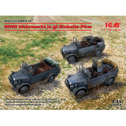 ICM DS3513 - 1/35 - WWII Wehrmacht le.gl.Einheitz-Pkw scale plastic model kit