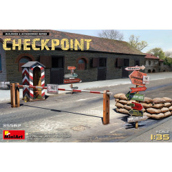 Miniart 35562 - 1/35 Checkpoint scale plastic model kit Buildings