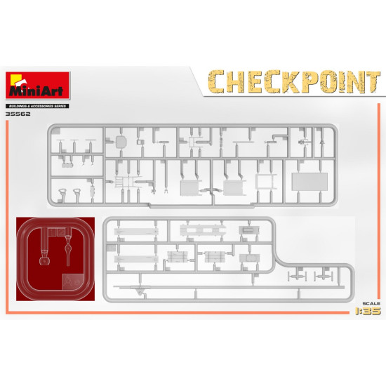 Miniart 35562 - 1/35 Checkpoint scale plastic model kit Buildings