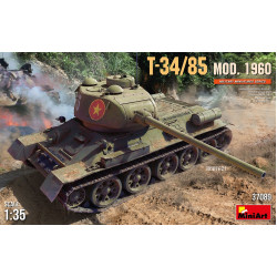 Miniart 37089 - 1/35 Tank T-34-85 modification 1960 scale plastic model kit