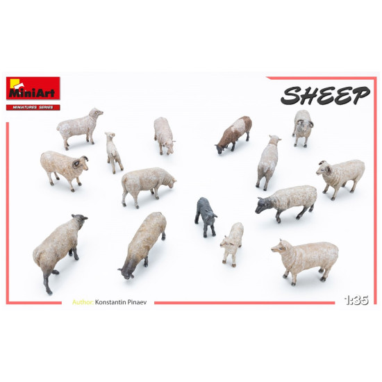 Miniart 38042 - 1/35 SHEEP scale plastic model kit Miniatures
