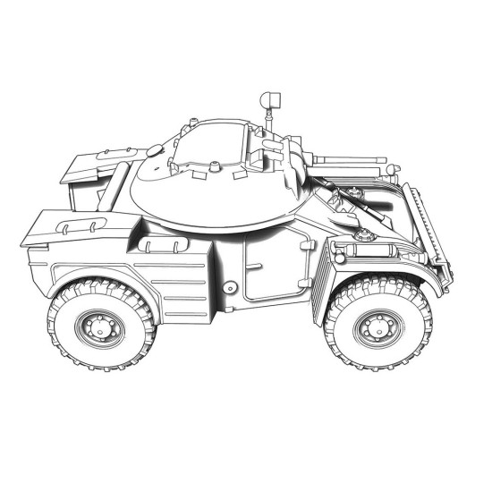 ACE 72455 - 1/72 - AML-60 Mortar Carrier (4x4) scale plastic model kit