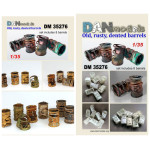 Dan Models 35276 - 1/35 Old, rusty, dented barrels. Set includes 8 barrels resin