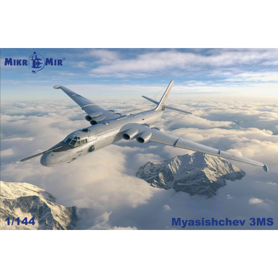 Mikro-mir 144-032 - 1/144 Myasishchev 3MC aircraft scale plastic model kit