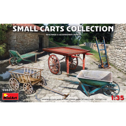 Miniart 35621 - 1/35 Small carts collection scale plastic model kit