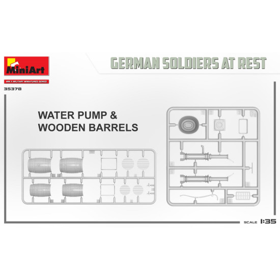 Miniart 35378 - 1/35 German Soldiers at rest. special edition scale model kit