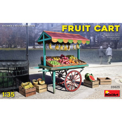 Miniart 35625 - 1/35 FRUIT CART Box Contains Model of Fruit Cart scale plastic