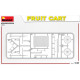 Miniart 35625 - 1/35 FRUIT CART Box Contains Model of Fruit Cart scale plastic