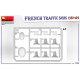 Miniart 35645 - 1/35 FRENCH TRAFFIC SIGNS 1930-40s scale plastic model kit