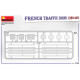 Miniart 35645 - 1/35 FRENCH TRAFFIC SIGNS 1930-40s scale plastic model kit