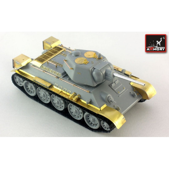 Armory pe7223 - 1/72 T-34 exterior detailing set, for Zvezda kit scale model kit