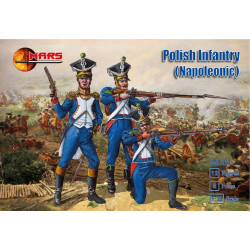 Mars Figures 32031 - 1/32 Polish Infantry (Napoleonic) scale plastic model kit