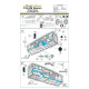 Metallic Details MDR4899 - 1/48 F3H-2M Demon. Wheel bays (for HobbyBoss model)