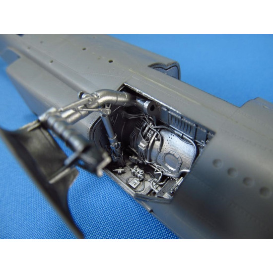 Metallic Details MDR48100 - 1/48 MiG-23. Wheel bays (for Trumpeter model kit)