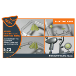 Clear Prop CPA72053 - 1/72 A5M Claude (late version) for CP kit painting mask