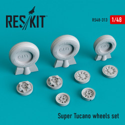 Reskit RS48-0313 - 1/48 Super Tucano wheels set, for aircraft scale model