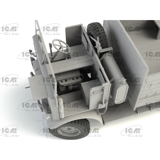 ICM 35600 - 1/35 Leyland Retriever General Service WWII British Truck model kit