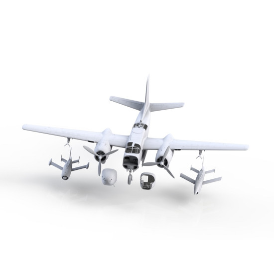 ICM 48286 - 1/48 DB-26B/C with Q-2 drones, scale plastic model kit