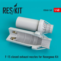 Reskit RSU48-0160 - 1/48 scale F-15 closed exhaust nozzles for Hasegawa Kit