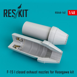 Reskit RSU48-0162 - 1/48 scale F-15 (I) closed exhaust nozzles for Hasegawa Kit