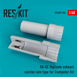 Reskit RSU48-0164 1/48 RA-5C Vigilante exhaust nozzles late type for Trumpeter