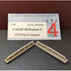 Us Stock Cat4 R48054 - 1/48 F-4n/Rf-4b Phantom Ii Ecm Fairings For Hasegawa Scale Kit