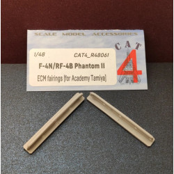 Us Stock Cat4 R48061 - 1/48 F-4n Phantom Ii Ecm Fairings For Academy, Tamiya Model Kit