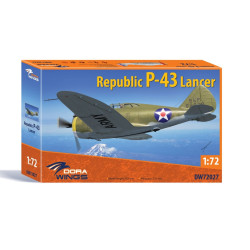 Dora Wings 72027 - 1/72 scale Republic P-43 Lancer model kit aircraft