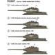 Foxbot 100-010 - 1/100 Scale High-quality decals - Soviet medium tank T-34/85