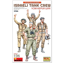 Miniart 37086 - 1/35 ISRAELI TANK CREW. YOM KIPPUR WAR, scale model kit