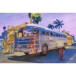 Roden 816 - 1/35 - 1947 PD-3701 Silverside Bus, scale model kit
