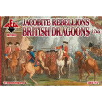 Red Box 72139 - 1/72 Jacobite Rebellion. British dragoons 1745, scale model kit