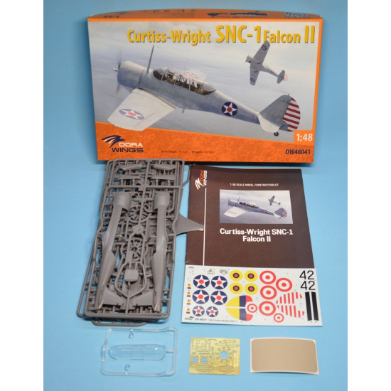 Dora Wings 48041 - 1/48 scale Curtiss-Wright SNC-1 plastic model kit aircraft