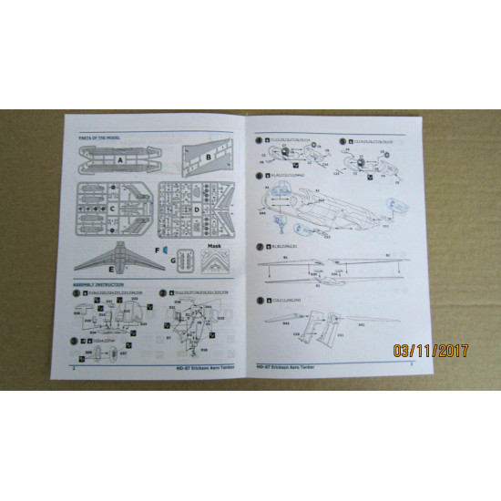 AMP 144-001 - 1/144 - MD-87 Aero Tanker Erickson plastic scale model kit