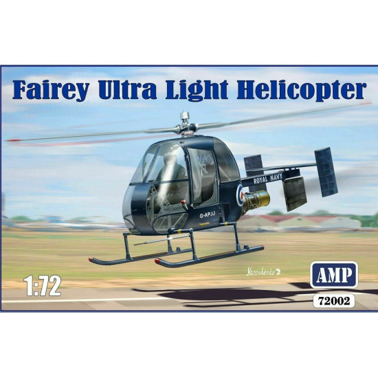 AMP 72-002 - 1/72 Fairey Ultra-light Helicopter scale plastic model kit