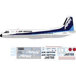 BSmodelle 72031 - 1/72 NAMC YS-11 AIR NIPPON decal for aircraft model scale