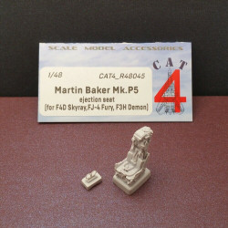 CAT4 R48045 - 1/48 Martin Baker Mk.P5 ejection seat for F4D Skyray. Resin parts