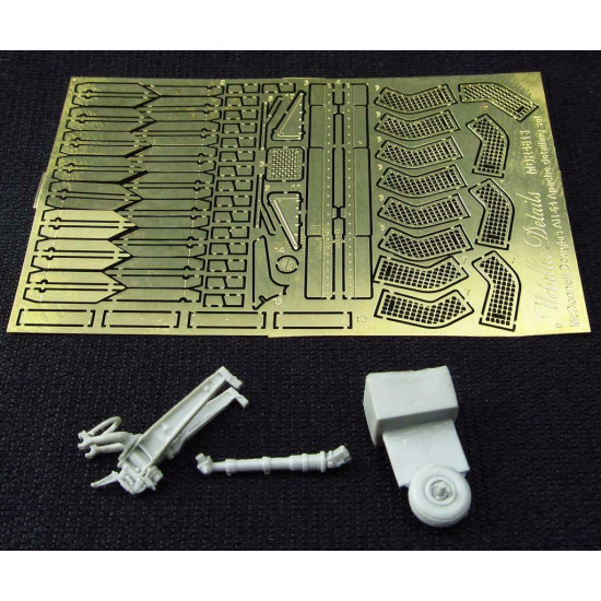 Metallic Details MDR4818 - 1/48 - AH-64 Apache Tail support PE & resin parts