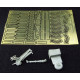 Metallic Details MDR4818 - 1/48 - AH-64 Apache Tail support PE & resin parts