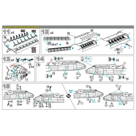 Metallic Details MD14431 - 1/144 - An-225 Mrija. Big edition (Revell) Detailing