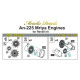 Metallic Details MD14429 - 1/144 - An-225 Mrija. Engines (Revell) Detailing Set