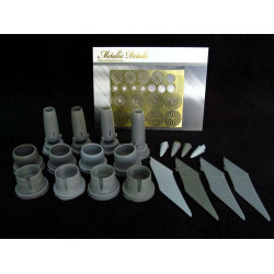 Metallic Details MDR14410 - 1/144 - Detailing set for C-5B Galaxy Engines Roden