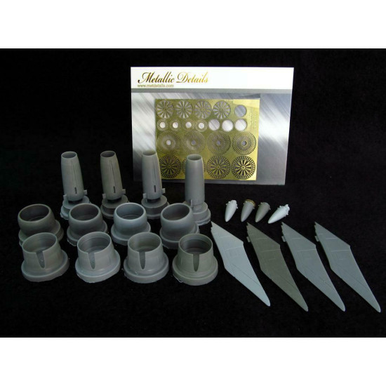 Metallic Details MDR14410 - 1/144 - Detailing set for C-5B Galaxy Engines Roden