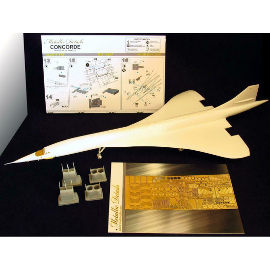 Metallic Details MD14407 - 1/144 - Concorde (Revell) Detailing Set