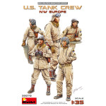 U.S. tank crew. NW Europe 5 fig. WWII 1/35 Miniart 35070