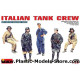 Italian tank crew 5 fig. WWII 1/35 Miniart 35093